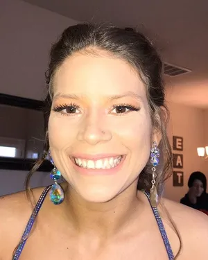 Prom / Pageant Earrings Blue thumbnail 3