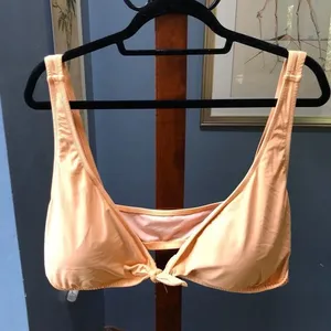 J.Crew Light Orange Tie Front High Waisted Bikini Set Plus Size 3X thumbnail 3