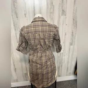 Plaid dress Brown Size 6 thumbnail 4