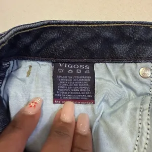Vigoss Jagger Super‎ Skinny Med Rise Distressed Jeans Women 28 Trendy Dark Wash thumbnail 10