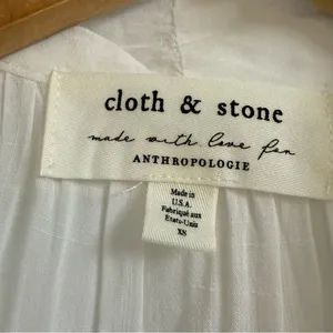 Anthropologie Cloth & Stone Neck Tie Sleeveless Blouse Size XS thumbnail 5
