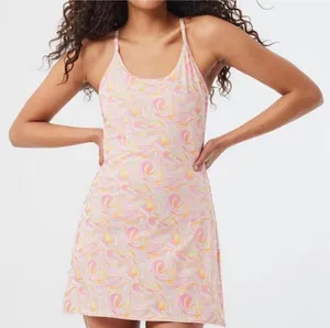 Outdoor Voices Tie Dye Sherbet Swirl Printed Fun Colorful Athletic Dress Size XS thumbnail 1