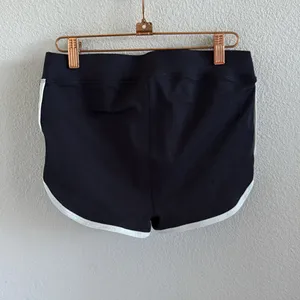 Free People Movement Black Duet Shorts Black White Stretchy M/L thumbnail 5