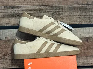 Unisex Adidas Gazelles neutral colored sneakers thumbnail 3