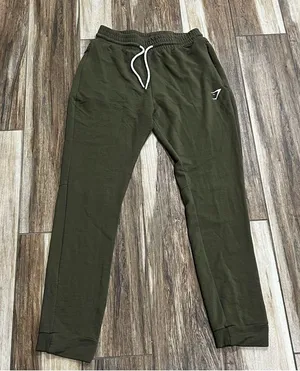 Gymshark olive green sweatpants thumbnail 1