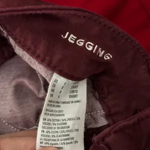 American Eagle Women Red Burgundy Jegging Jean 360 size 0 super‎ stretch thumbnail 9