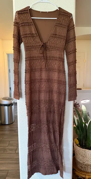 Boho Lace Maxi Boutique Dress thumbnail 1