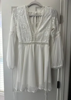 Showpo White Mini Dress thumbnail 2