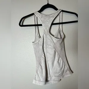 (IR) NWOT Free People Movement Good Karma Long Tank in Vintage Ice Grey thumbnail 7
