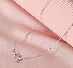 CZ Star Pendant Necklace for Women thumbnail 4