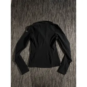 Alo Yoga Rapid Pullover Half Zip Compression Long Sleeve Black thumbnail 2