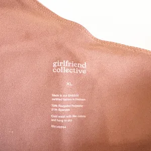 Girlfriend Collective Womens Bianca One Shoulder Earth Minimalist Bra Top XL thumbnail 5