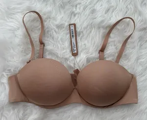 Skims Ultimate Pushup Strapless Bra Clay Size 38B thumbnail 1
