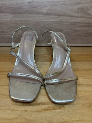 Dolce Vita Starlit Metallic Gold Strappy Heeled Sandals - Size 8.5 thumbnail 3