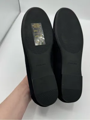 Everlane Suede Boat Driving Shoe Black Leather‎ Loafer Size 8.5 NEW minimalist thumbnail 2