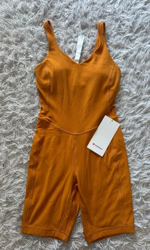 Align Onesie Lululemon Autumn Orange 8" thumbnail 1