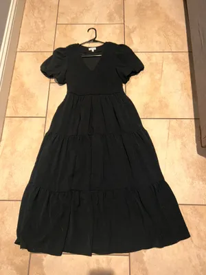 Black TCEC Ruffle Dress thumbnail 3