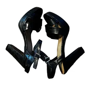 Chinese Laundry Women's Black Platform Sandals Sz 8 Ankle Strap High Heels thumbnail 6