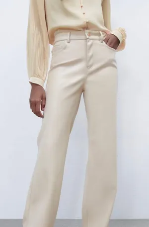 ZARA Leather Pants thumbnail 2