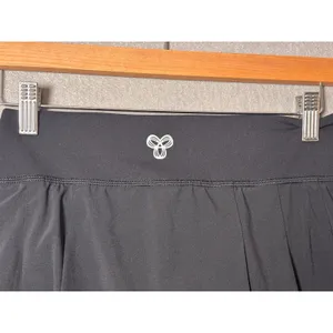 TnAction Women Skort S Black Pleated Athletic Tennis Skirt Sporty Athleisure thumbnail 4