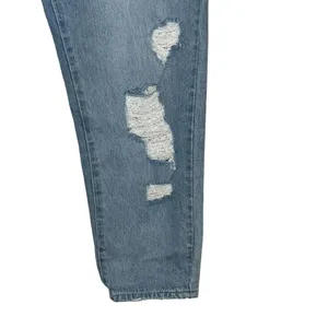 Vervet Women Jeans Distressed Tie Belted Patch Pocket Super High Denim‎ Sz. 34 thumbnail 2