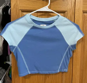 Urban Outfitters Blue Contrast Top thumbnail 1