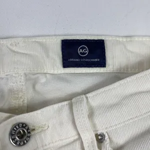 AG Adriano Goldschmied Prima‎ Jeans Womens 25R White Corduroy Cigarette thumbnail 4