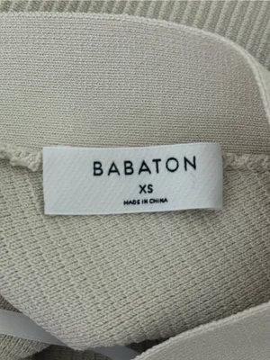 Aritzia Babaton Sculpt Knit Crossover Tank in Beige thumbnail 4