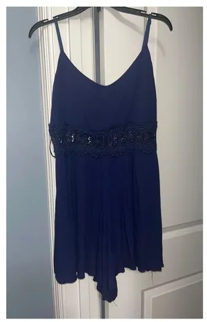 Altard State Navy Blue Romper thumbnail 2