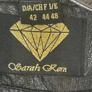 Sarah Kern Black Leather Studded Blazer Jacket Rocker Moto Edgy thumbnail 3