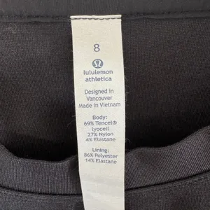 Lululemon On Track Crew Sweatshirt Size 8 Black Pullover Athleisure Sporty thumbnail 12