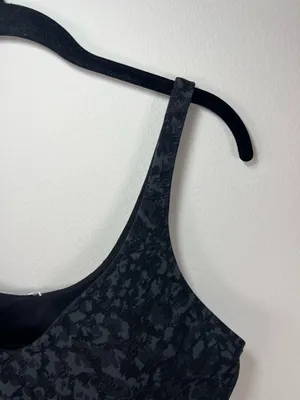 Lululemon Align Tank Top Wild Thing Camo Black Nulu Cropped Built-in Bra Yoga 12 thumbnail 4