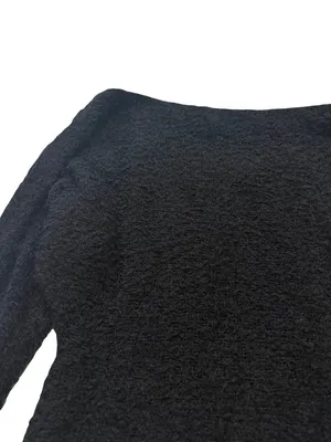 Maurices Black Boucle Boat Neck Dolman Sleeve Pullover Sweater Off Small Women's thumbnail 9