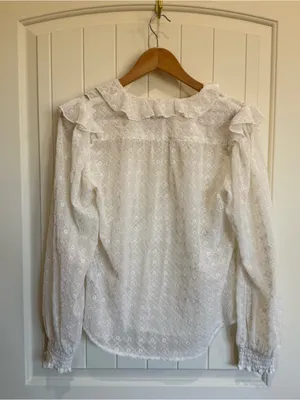 Anthropologie Maeve Laila Ruffled Blouse thumbnail 6
