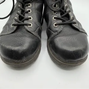 Harley-Davidson 84280 Black Leather Moto Lace Up Ankle Boots Women 8 thumbnail 8
