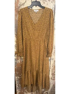 Hayden LA - Womens Printed Button Down Maxi Dress size Large thumbnail 2