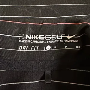 Nike Golf Dri-Fit Black Stripe Sleeveless Top Athletic Performance Wear Outdoor thumbnail 6