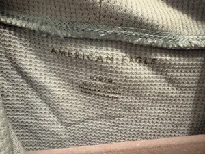 American Eagle High Low Turtle Neck Long Sleeve Top thumbnail 3