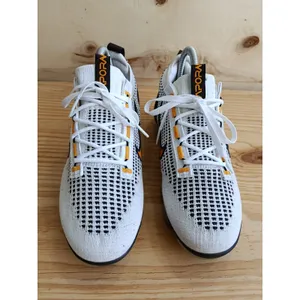 Nike Air VaporMax 2021 FK GS White Kumquat Orange DB1550-104 Size 6Y / Women 7.5 thumbnail 3