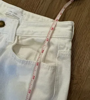 Oak + Fort Wide Leg Full Length White Pants thumbnail 6