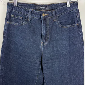 Lioness Alabama Split Hem Dark Wash Straight Leg‎ Denim Jeans Size XS thumbnail 4