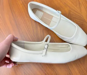 Ballet Flat White Size 8 thumbnail 1