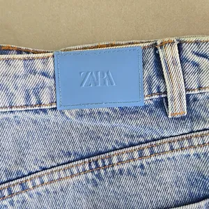 ZARA NWT! High Rise Light Blue Shorts thumbnail 5