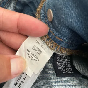 Women's Madewell Denim Overalls Shorts Size S Blue thumbnail 4