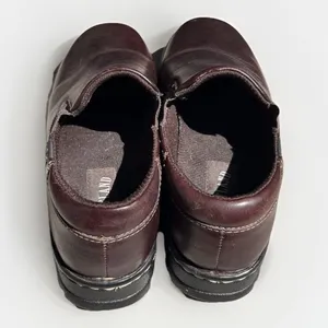 Eastland Newport Womens 10W Dark Brown Leather Slip On Clogs Shoes Granola Girl thumbnail 3