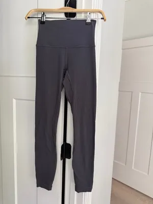 Lululemon Align‎ Pant II 25" Dark Shadow Gray High Rise Nulu thumbnail 2