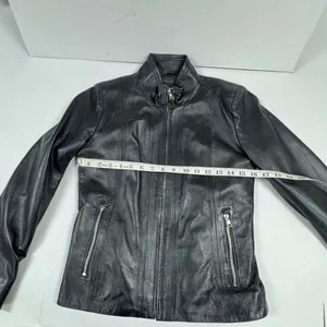 Fairytale‎ Leather Mallorca Genuine Leather Black Jacket. Size M. thumbnail 9