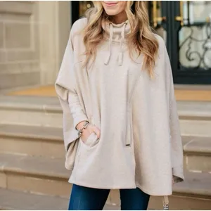Ugg Australia Poncho Cape Sweater Fleece Heathered Beige Size XS / Small thumbnail 7