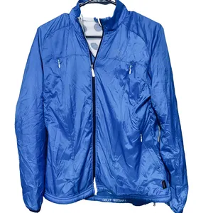 Helly Hansen Windbreaker Jacket H2 Flow‎ womens M Blue mesh lined lightweight thumbnail 1