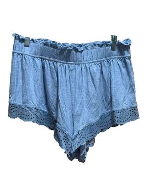 Free People Intimately Dream State Lounge Shorts XL Soft Chambray Blue NWT thumbnail 3